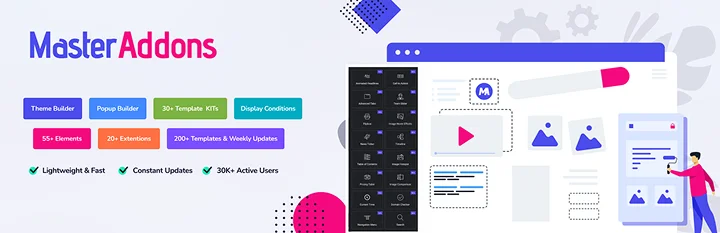 master addons for Elementor plugins